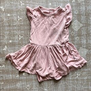 Free with purchase- Kyte BABY Soft Pink Baby Bodysuit Dress